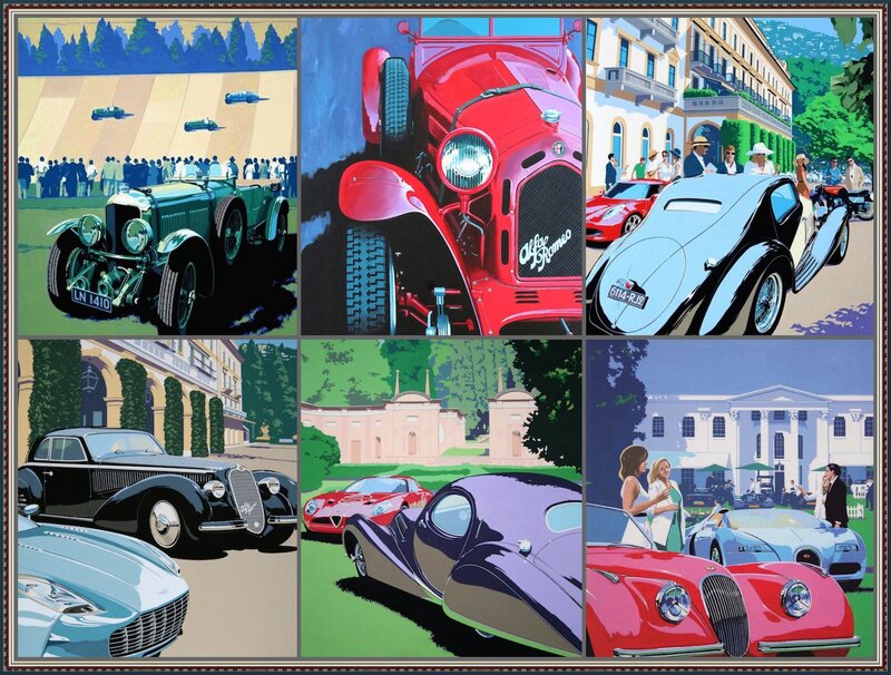 Vintage Cars in Scenes
