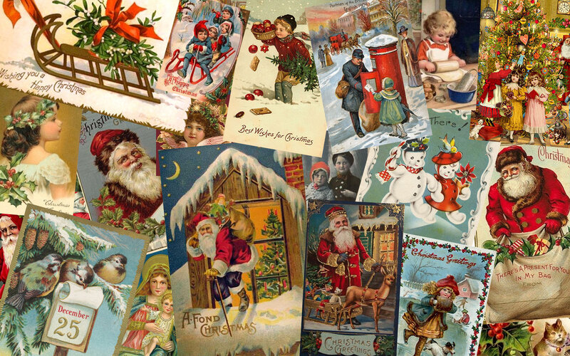 Vintage Christmas Postcards