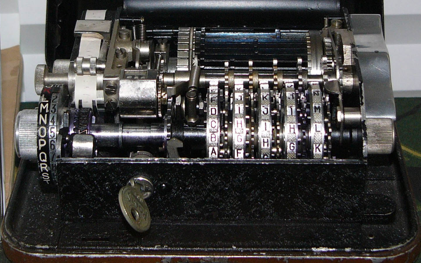Vintage cipher machine
