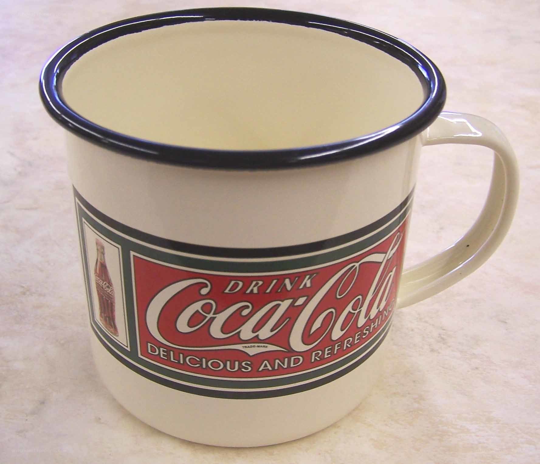 vintage coca-cola mug