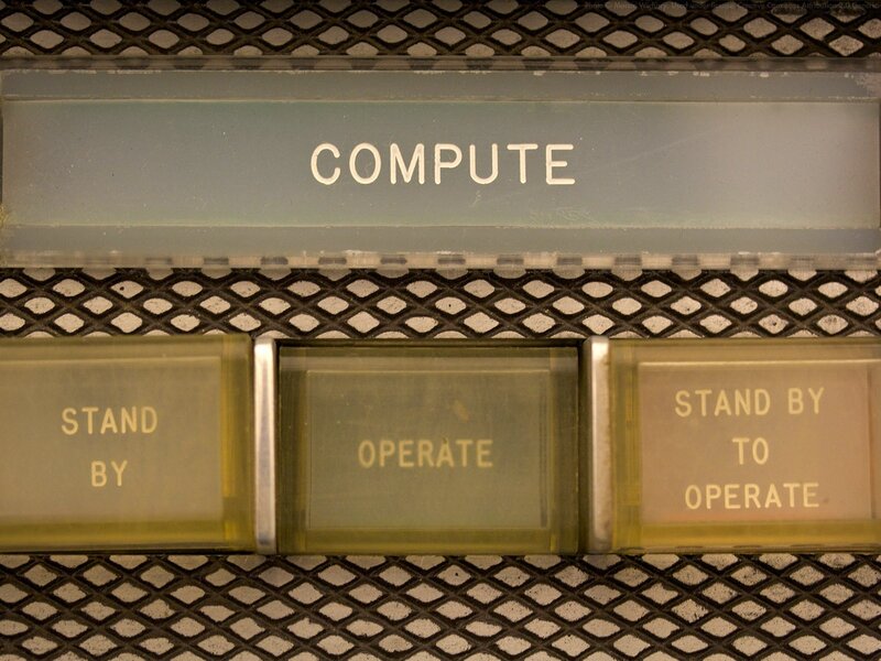 Vintage Computer Buttons