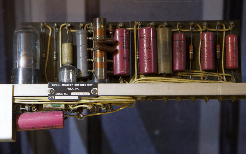 Vintage computer circuit board