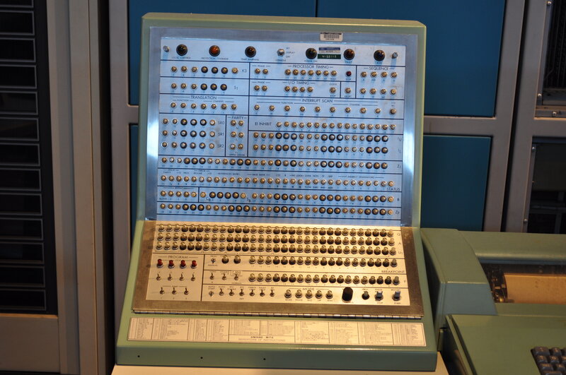 vintage computer control panel