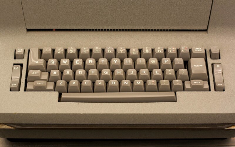 Vintage computer keyboard