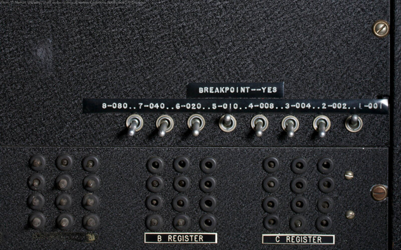 Vintage Computer Panel