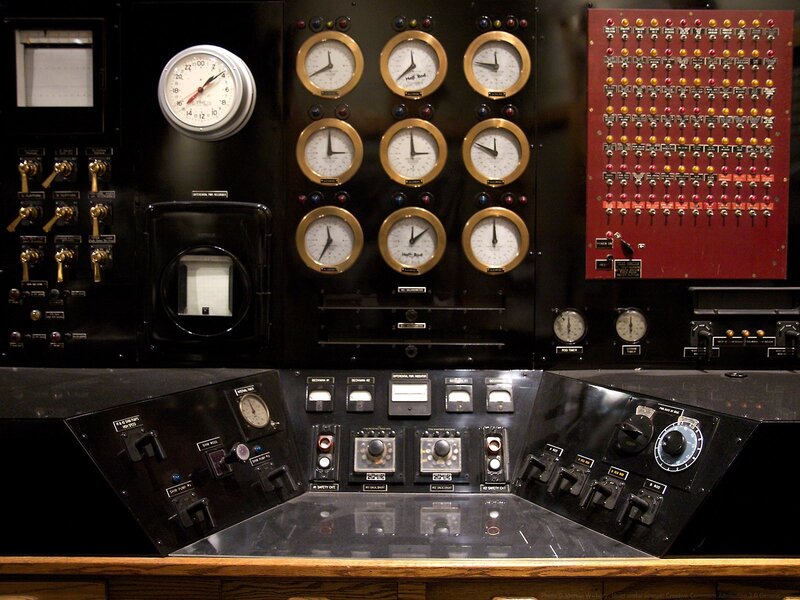 vintage control panel