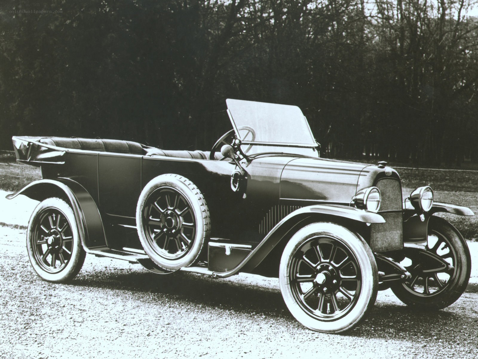 Vintage convertible automobile