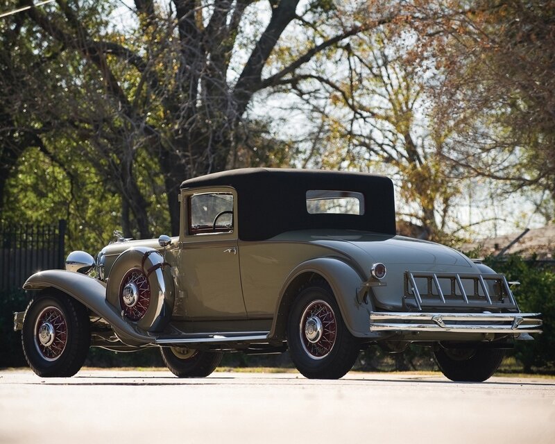 Vintage Convertible Car — Gray, Serene, Afternoon