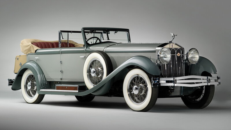 Vintage Convertible Car — Gray