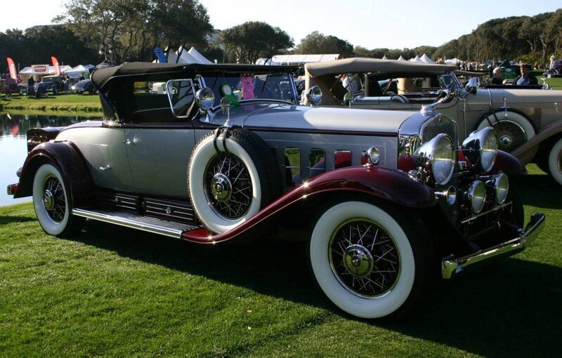 Vintage Convertible Car — Silver