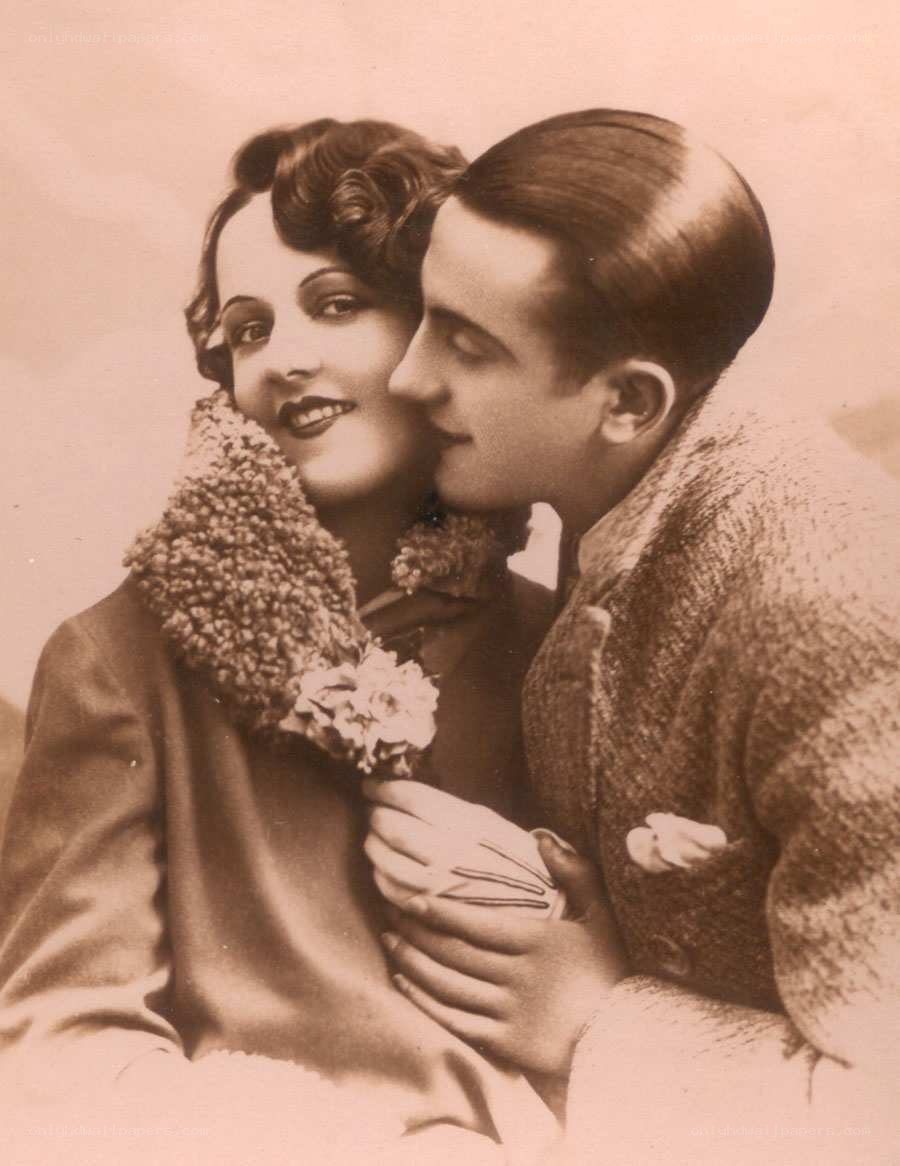Vintage couple portrait