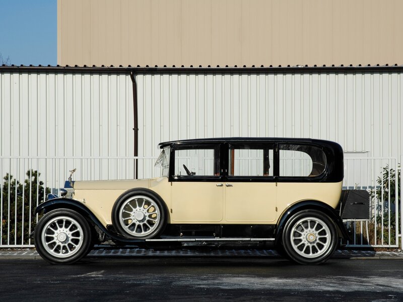 vintage cream and black car