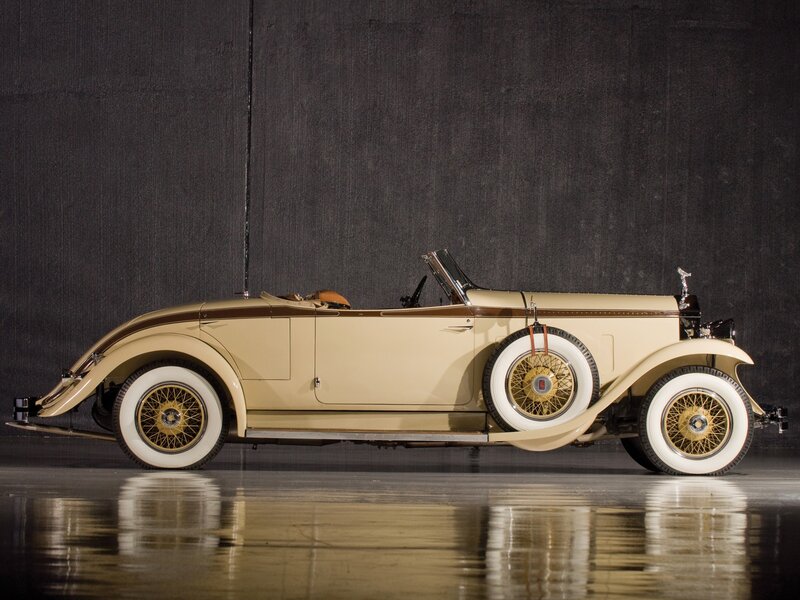 vintage cream convertible car