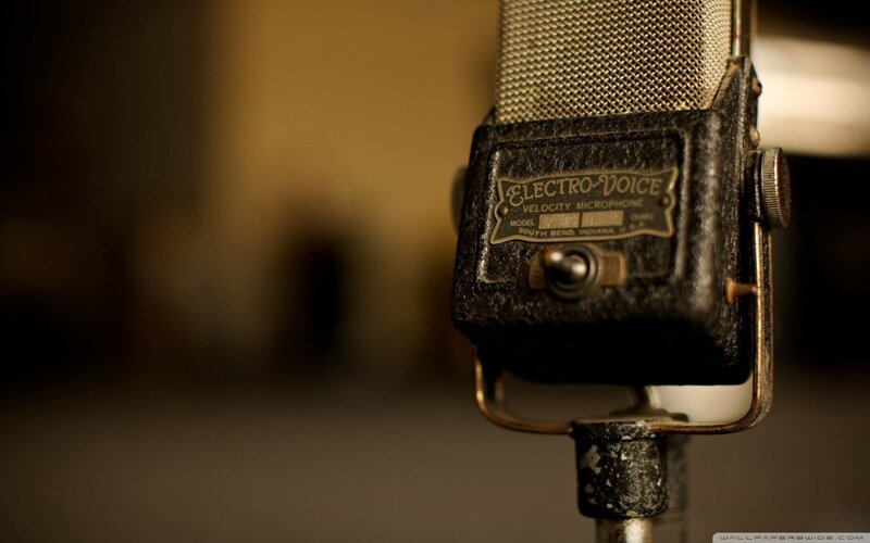 vintage electro-voice microphone