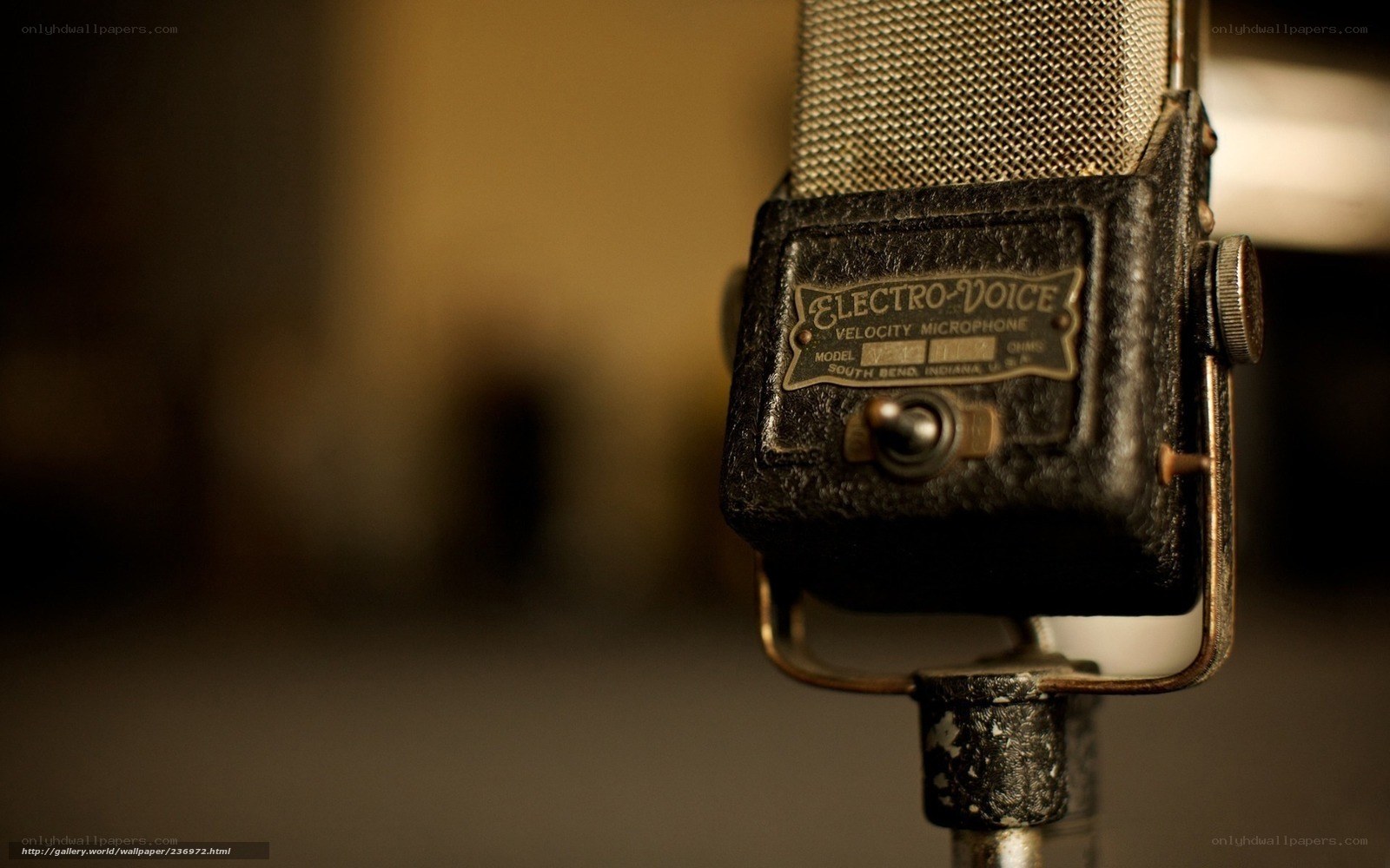 vintage electro-voice microphone