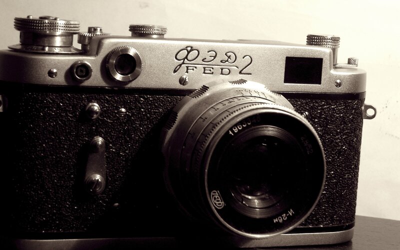 vintage fed camera