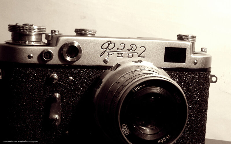 vintage fed camera