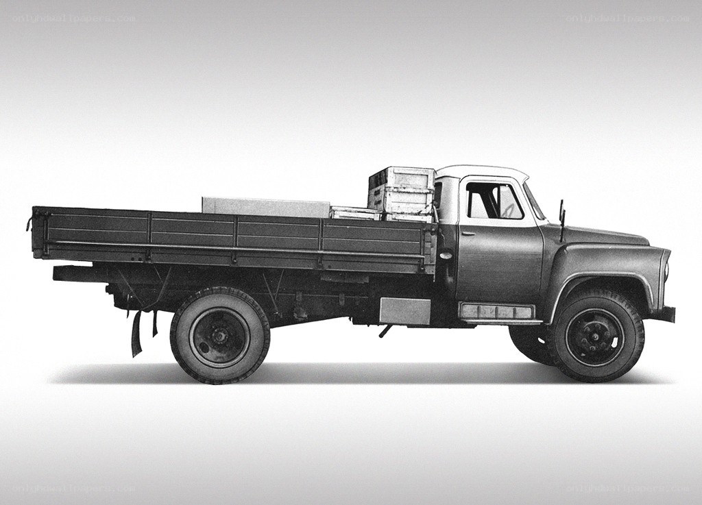 vintage flatbed truck