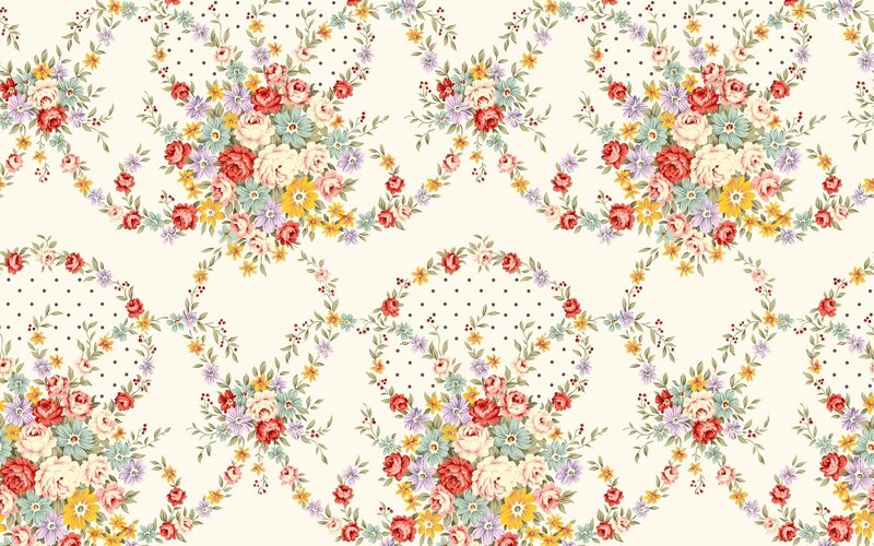 vintage floral pattern design