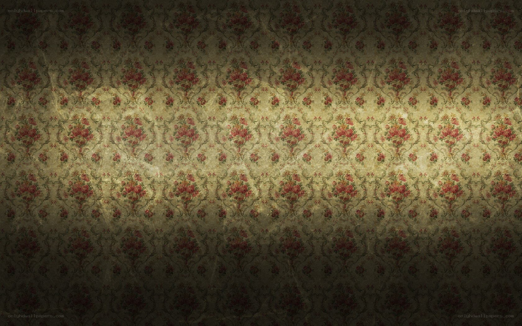 vintage floral wallpaper pattern