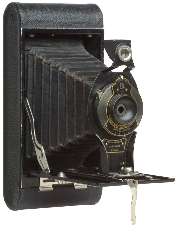vintage folding camera