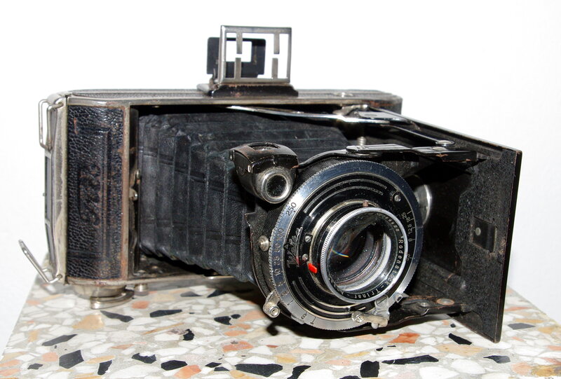 Vintage folding camera