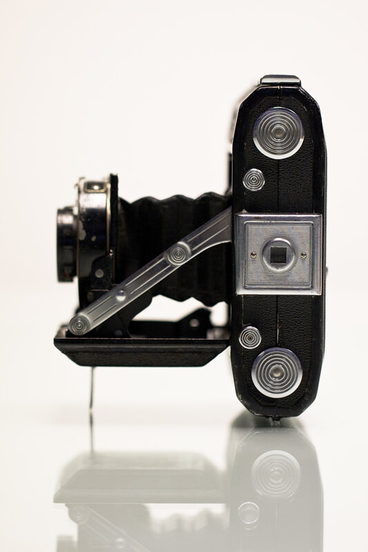 vintage folding camera