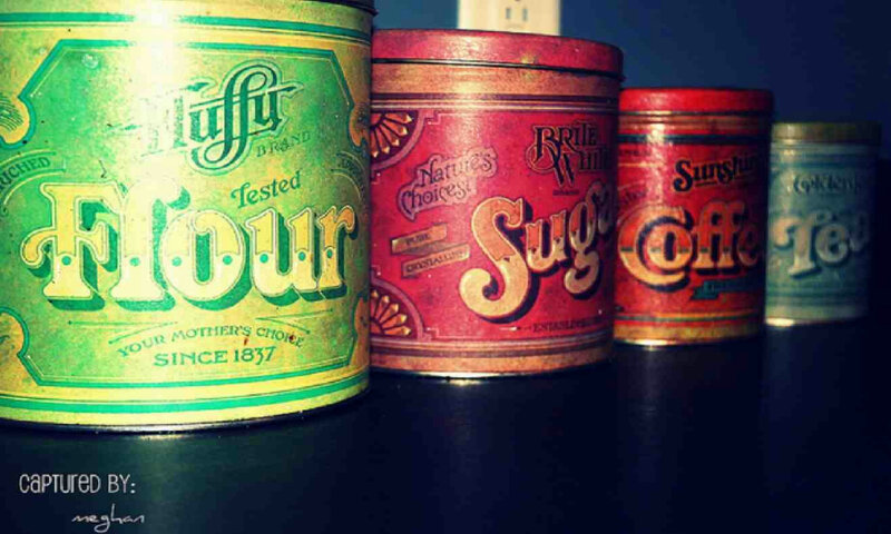 Vintage Food Tins