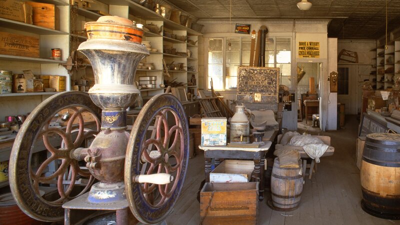 Vintage general store interior