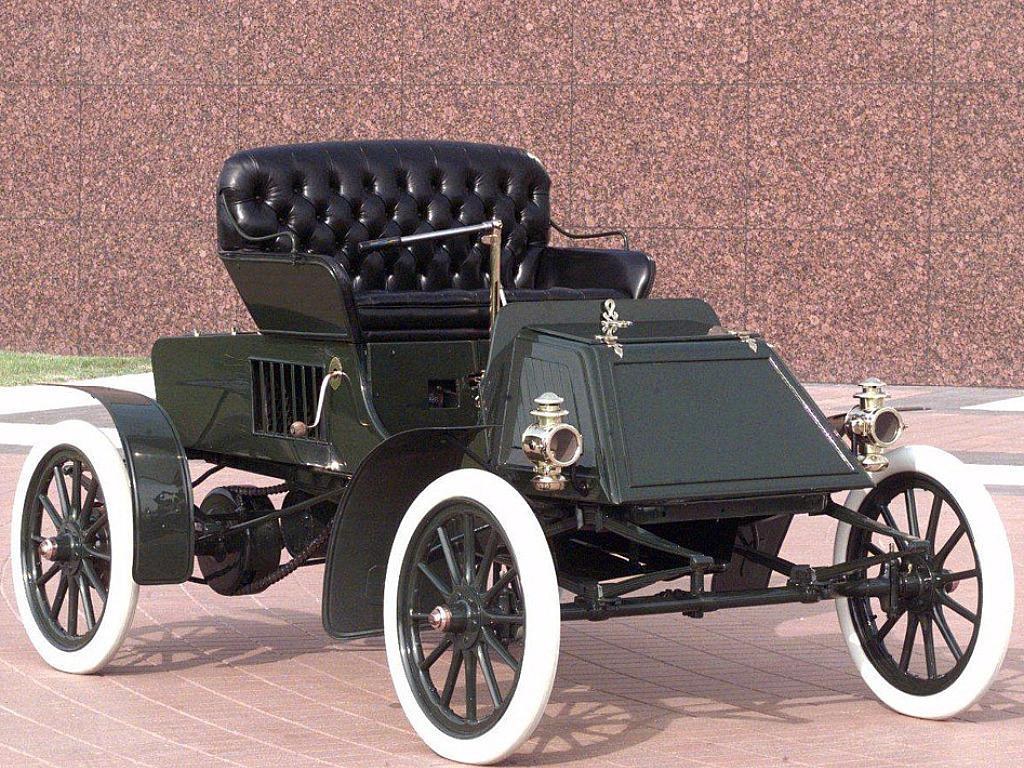 vintage green automobile