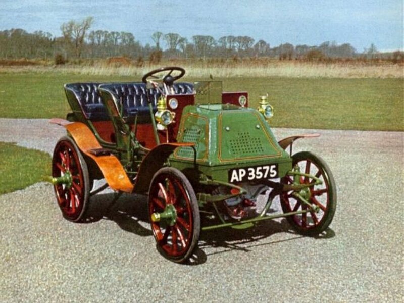 Vintage Green Automobile — Serene