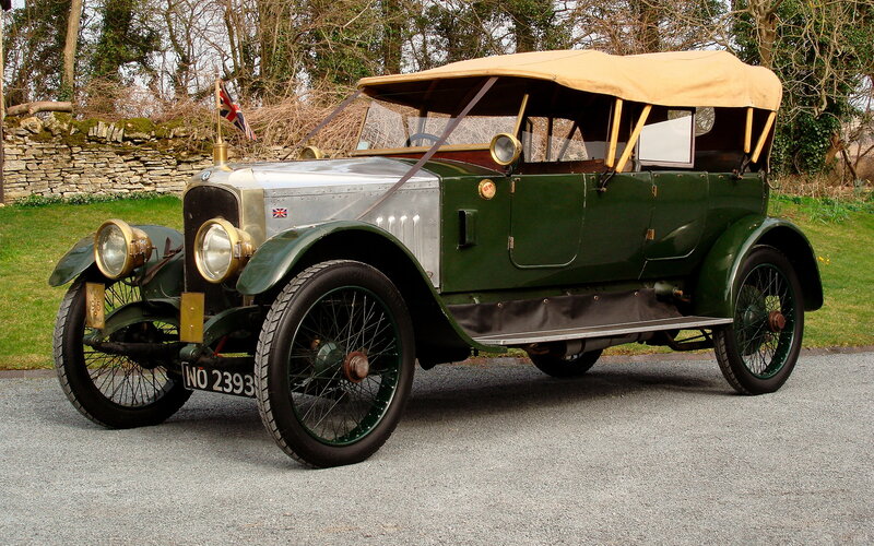 Vintage Green Car — Serene, Spring