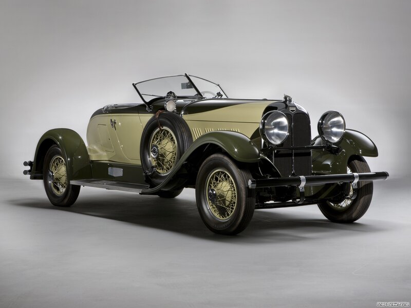 vintage green convertible car