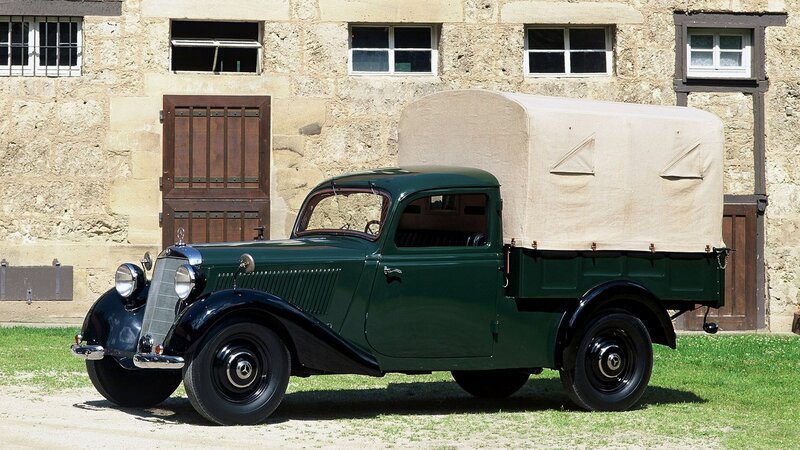 vintage green military truck