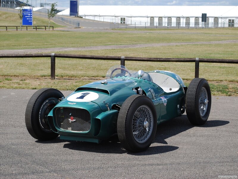 vintage green race car