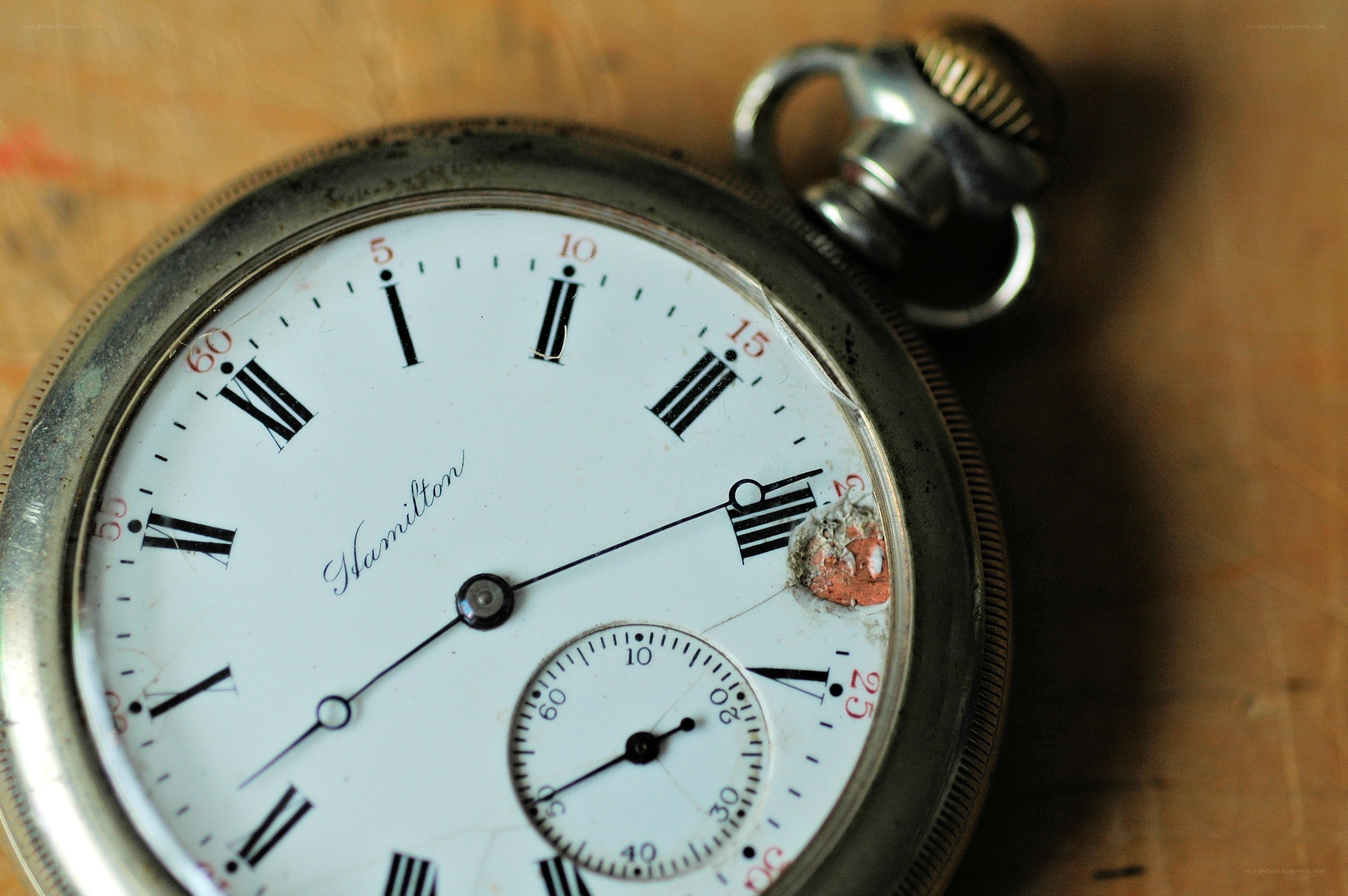 vintage hamilton pocket watch