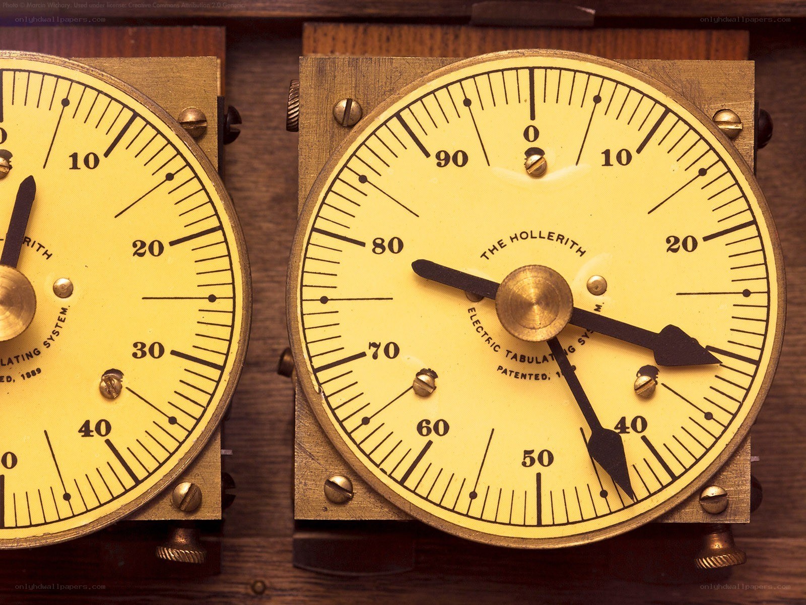Vintage Hollerith gauges