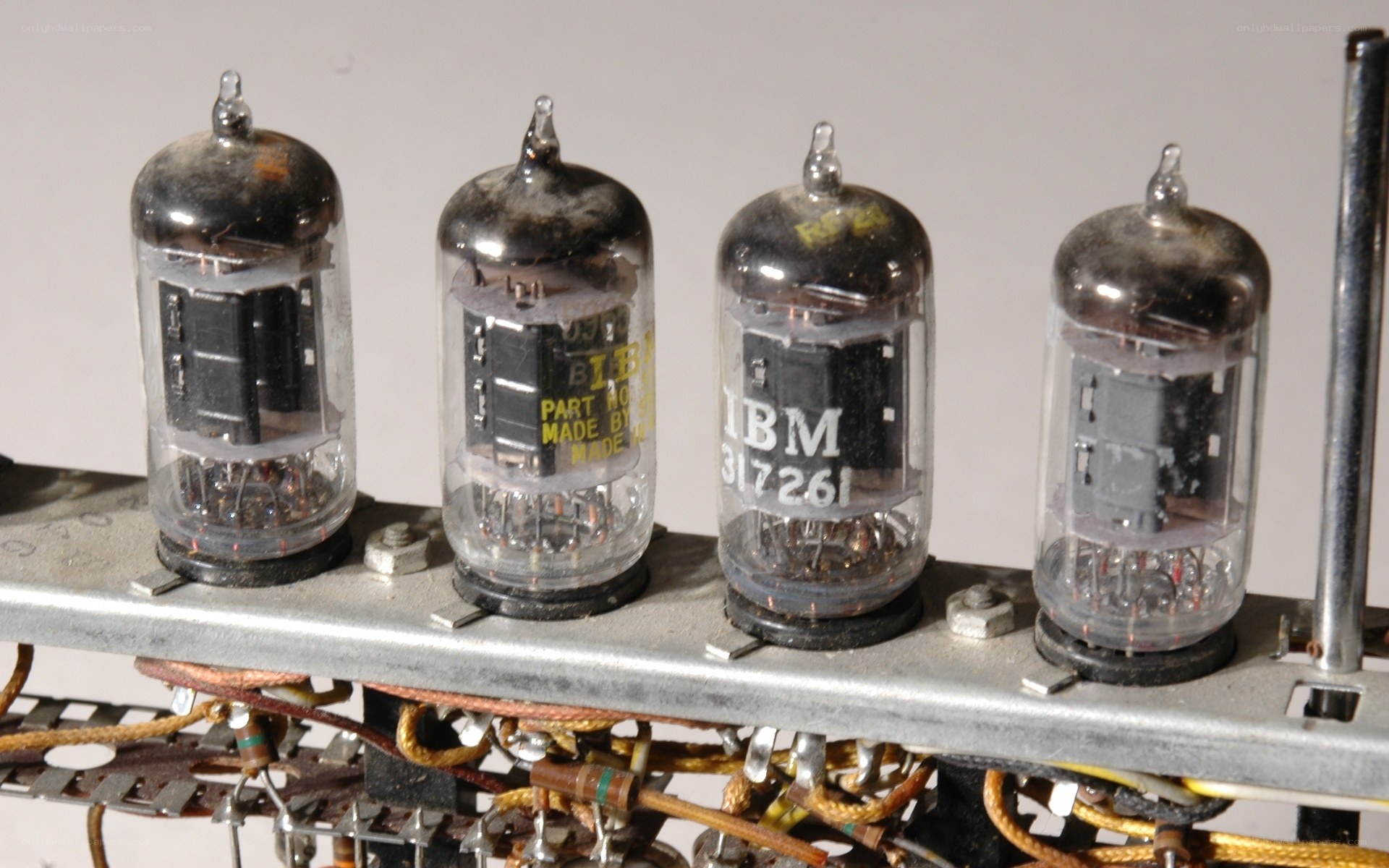 Vintage IBM vacuum tubes