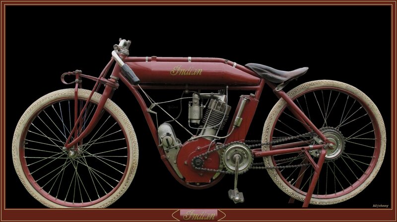 Vintage Indian motorcycle