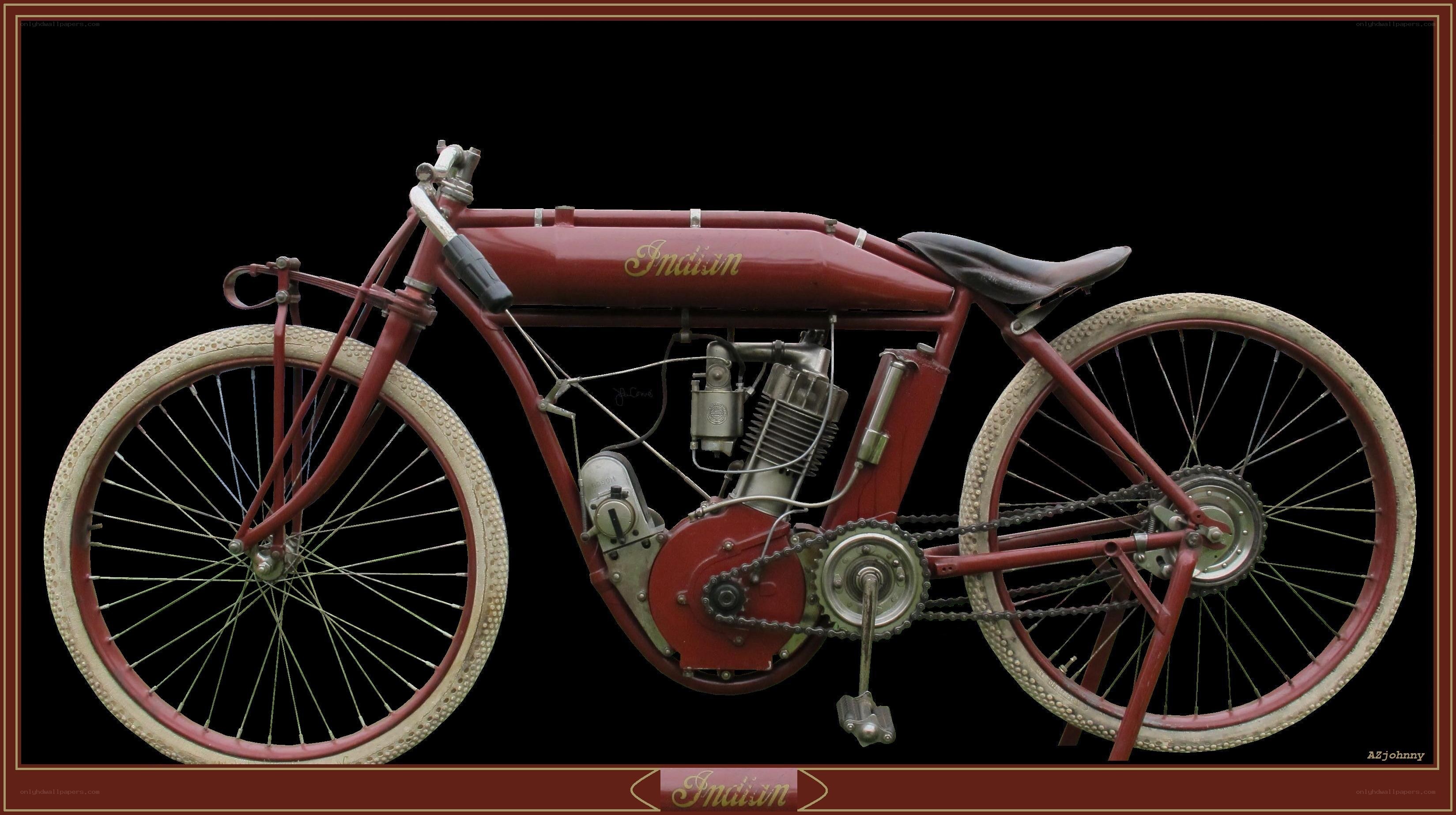 Vintage Indian motorcycle