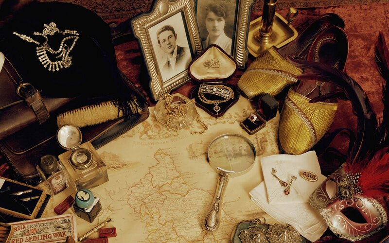 Vintage Items on Map