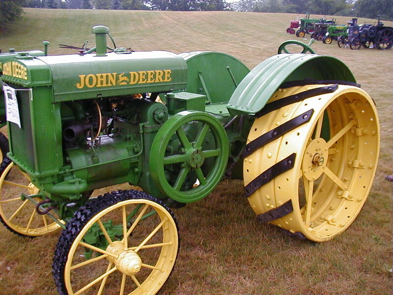 Vintage John Deere tractor