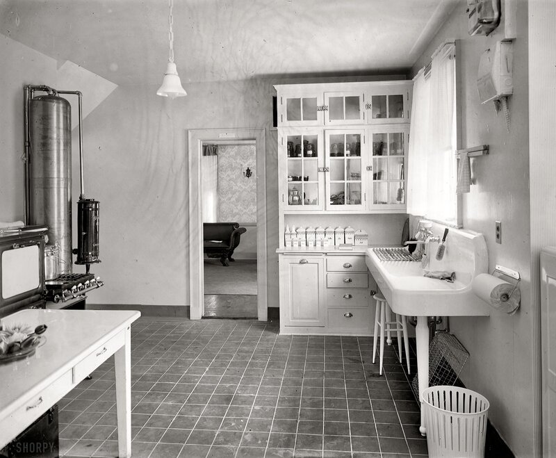 Vintage kitchen interior