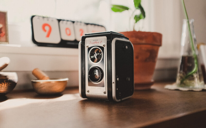 Vintage Kodak Camera — Brown, Serene