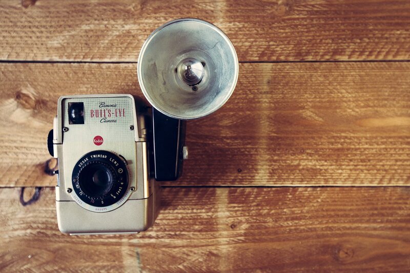 Vintage Kodak Camera — Brown