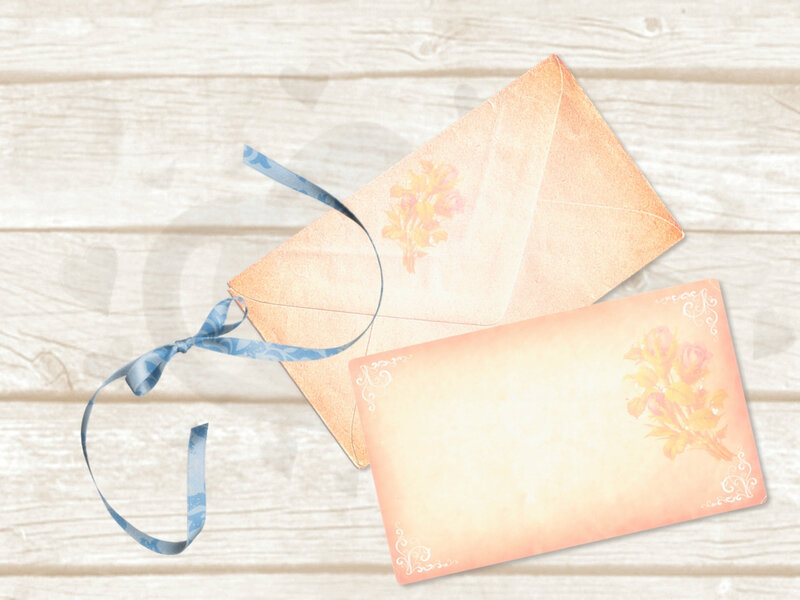 Vintage Letter and Card