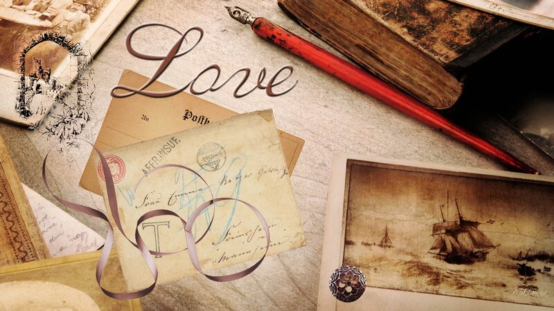Vintage Letters and Photos — Brown