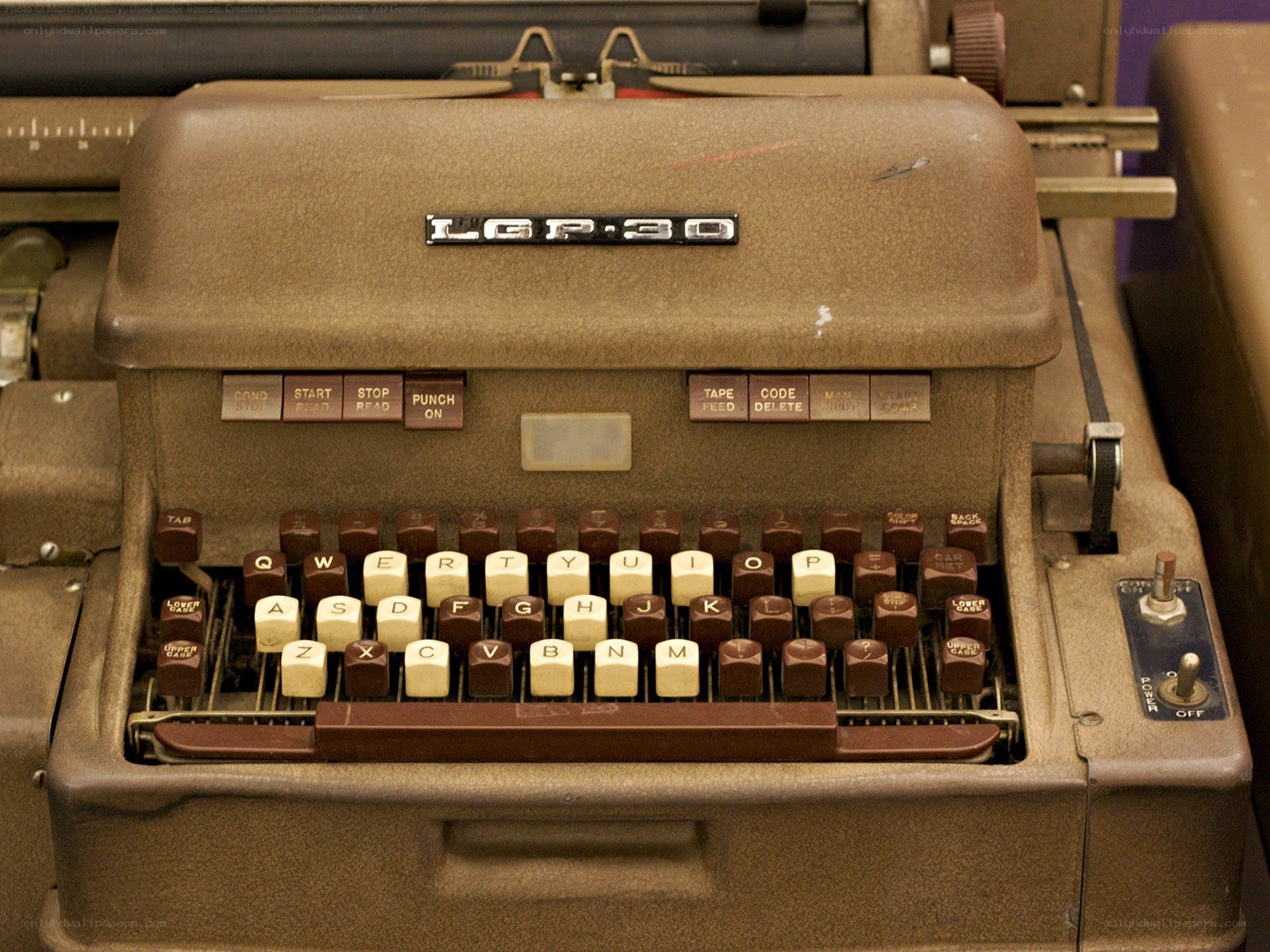 Vintage LGP-30 Typewriter