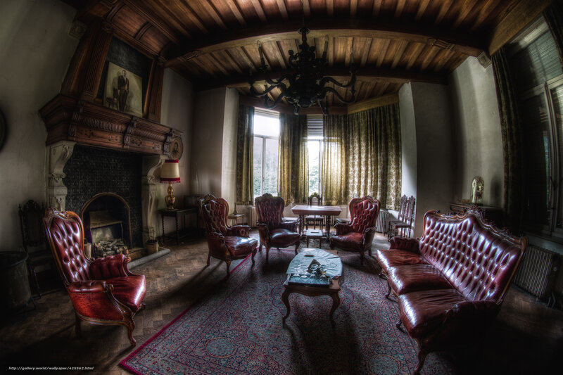 Vintage living room interior