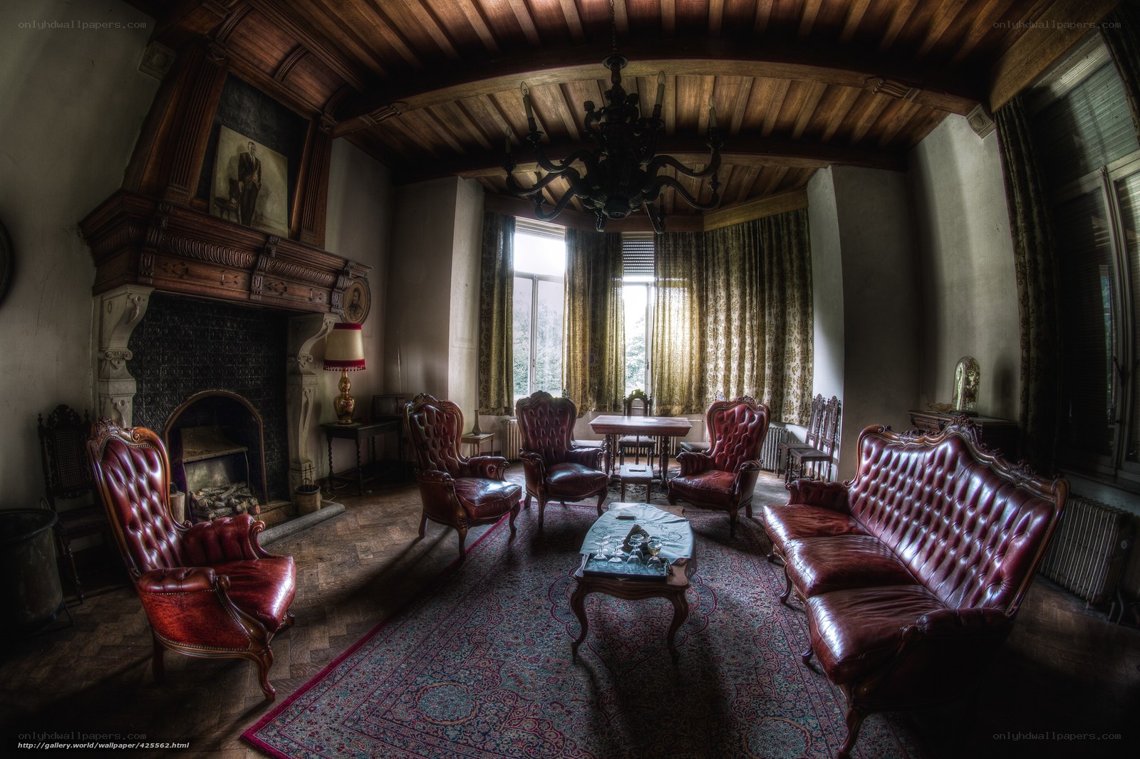 Vintage living room interior